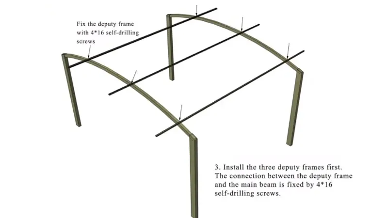 Installation of Carport
